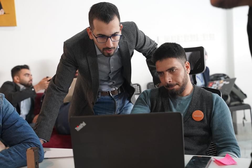 One-to-one mentoring during an applied session