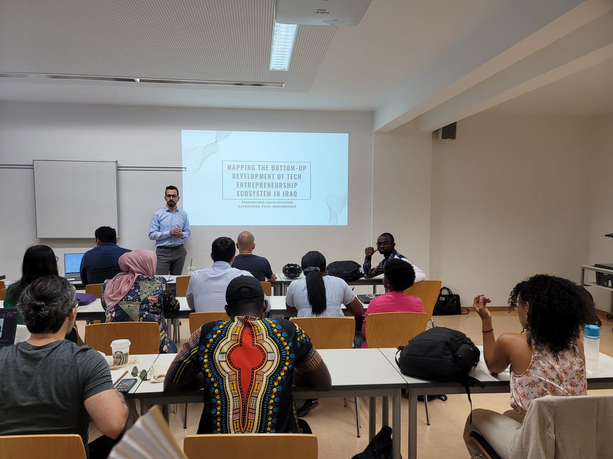 A discussion session within the programme